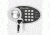 Barska 144 Keypad Wall Key Safe/Return Drop Slot, White, Outer Size 17 x 5 x 26 in AX12660