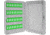Barska 40 Key Lock Box, Green Tags, Gray, Small, CB13758