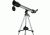 Barska Starwatcher 231 Power 60x700 mm Refractor Telescope w/ Finderscop, Silver, AE11124