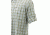 Beretta Mens Seersucker Button-Down Long Sleeve Plaid Shirt,White/Green,XL LU540T1072011BXL