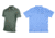 Beretta Mens US Tech Short Sleeved Polo T-Shirt, Green, Light Blue