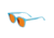 Bertha Betty Polarized Sunglasses - Womens, Light Blue Frame, Orange Lens, Light Blue/Orange, One Size, BRSBR051C5
