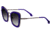 Bertha Delphine Handmade in Italy Sunglass - Womens, Navy, One Size, BRSIT108-3