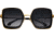 Bertha Ellie Handmade in Italy Sunglass - Womens, Black, One Size, BRSIT106-2