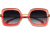 Bertha Ellie Handmade in Italy Sunglass - Womens, Pink, One Size, BRSIT106-1