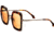 Bertha Ellie Handmade in Italy Sunglass - Womens, Tortoise, One Size, BRSIT106-3