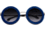 Bertha Jimi Handmade in Italy Sunglass - Womens, Navy, One Size, BRSIT107-3