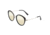 Bertha Sasha Polarized Sunglasses, Gold/Gold, One Size, BRSBR030GD