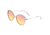 Bertha Sasha Polarized Sunglasses, Silver/Rose Gold, One Size, BRSBR030SL