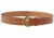 Bianchi B5 Dress Belt - Plain Tan, Brass 12151