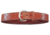 Bianchi B9 Fancy Stitched Belt - Plain Tan/Suede, Brass 12286