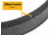 Bigfoot Gun Belts Gun Belt 18oz Steel Core - 42 Inch - Black - Flat Black - GB18C-42-BL-FB