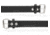 Bigfoot Gun Belts Gun Belt 14oz - 34 Inch - Black - Stainless Steel - GB14-34-BL-SS