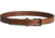 Bigfoot Gun Belts Slim Steel Dress Gun Belt - Mens, 56 Inch, Flat Black Buckle, Brown, GBDB-56-BR-FB