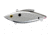 Bill Lewis Knock-N-Trap Hard Bait, Chrome Black Back, 1/2 oz, BLF-KRT25