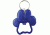 Bison Paw Print Keychain/btl Opener 131PP