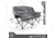 BLACK SIERRA EQUIPMENT Comfort Cloud Sofa , Black, DWCH2-017-BLK-BSE