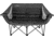 BLACK SIERRA EQUIPMENT Doublewide Padded Sofa, Black, C, DWCH-004-BLK-BSE