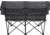 BLACK SIERRA EQUIPMENT Doublewide Padded Sofa, Black, C, DWCH-004-BLK-BSE
