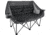 BLACK SIERRA EQUIPMENT Doublewide Padded Sofa, Black, C, DWCH-004-BLK-BSE