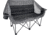 BLACK SIERRA EQUIPMENT Doublewide Padded Sofa, Black, M, DWCH2-004-BLK-BSE