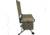 BLACK SIERRA EQUIPMENT Heated Engage Swivel Chair,Brown, HCH-034H-BRN-BSE