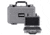 BlackHawk 11.6in Waterproof Hard Single Gun Case with Foam, Gray, Compact, BH00010-GRA