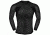 Blackhawk Engineered Fit Mock Neck Shirt, Long Sleeve, Black, Large, 84BS04BK-LG
