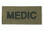 Blackhawk Medic Patch - Black Letters, Green Background