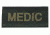 Blackhawk Medic Patch - White Letters, Black Background, 90IN03GB
