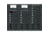 Blue Sea Systems Std DC Wht Togl, 1-100A 23-15A, Ana Mtrs, Black BS-8381