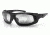 Bobster Chamber Sunglass, Gloss Blk, Anti-fog Clear Anti-reflective ECBR001CR