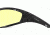Bobster Charger Sunglasses - Black Frame, Anti Fog Yellow Lens ECHA001Y