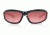 Bobster Charger Sunglass, Blk Frame, Rose Lenses ECHA001R