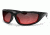Bobster Charger Sunglass, Blk Frame, Rose Lenses ECHA001R