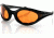 Bobster Foamerz Sunglass, Black Frame and Amber Lenses, ES114A: