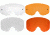 Bobster MX1 Replacement Lens and Tear Off Lens Clear or Orange