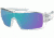 Bobster Paragon Sunglass, Crystal Clear Frame, Blue Mirror, Clear EPAR002