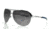 Bobster Snitch Aviator Sunglass, Gun Metal Frame, Smoked Mirror Lens ESNI002AR