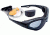 Bobster Action Eyewear Spektrax Convertible Goggles/Sunglasses w/ Black Frame, Interchangeable 3 Lenses Set BST0C1AC