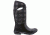 Bogs Plimsoll Plaid Tall Rubber Boot - Womens-Black-Medium-7 US