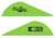 Bohning Blazer Vanes 2'' Solid Neon Green 100pk
