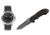 Boker USA Kalashnikov Libertad 2 Waterproof Watch, M Silikon Band &amp; FREE Kalashnikov 10 Tanto Folding Knife 09KAL503-KIT1