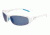 Bolle Crest Sunglasses,Shiny White Frame,Offshore Blue Oleo AR Lens,Polarized,11975