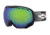 Bolle Emperor OTG Ski/Snowboard Goggles,Shiny Black Cross Frame,Green Emerald Lens 21113