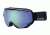 Bolle Emperor OTG Ski/Snowboard Goggles,Shiny Black and Blue Loops Frame,Aurora Lens 21109