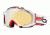 Bolle Gravity Ski/Snowboard Goggles - White Stripes Frame and Amber Gun Lens 20925