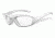 Bolle Kids Baller Sport Protective Eyewear - White and Grey Frame,Clear Anti Fog/Scratch Lens 12006