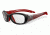 Bolle Kids Coverage Sport Protective Eyewear - Black and Red  Frame,Clear Anti Fog/Scratch Lens 11882