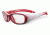 Bolle Kids Crunch Sport Protective Eyewear - White and Pink Frame,Clear Anti Fog/Scratch Lens 12003
